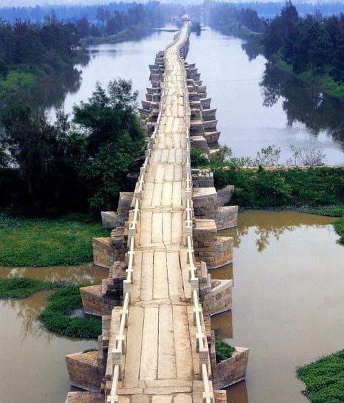 طولانی ترین پل باستانی در چین